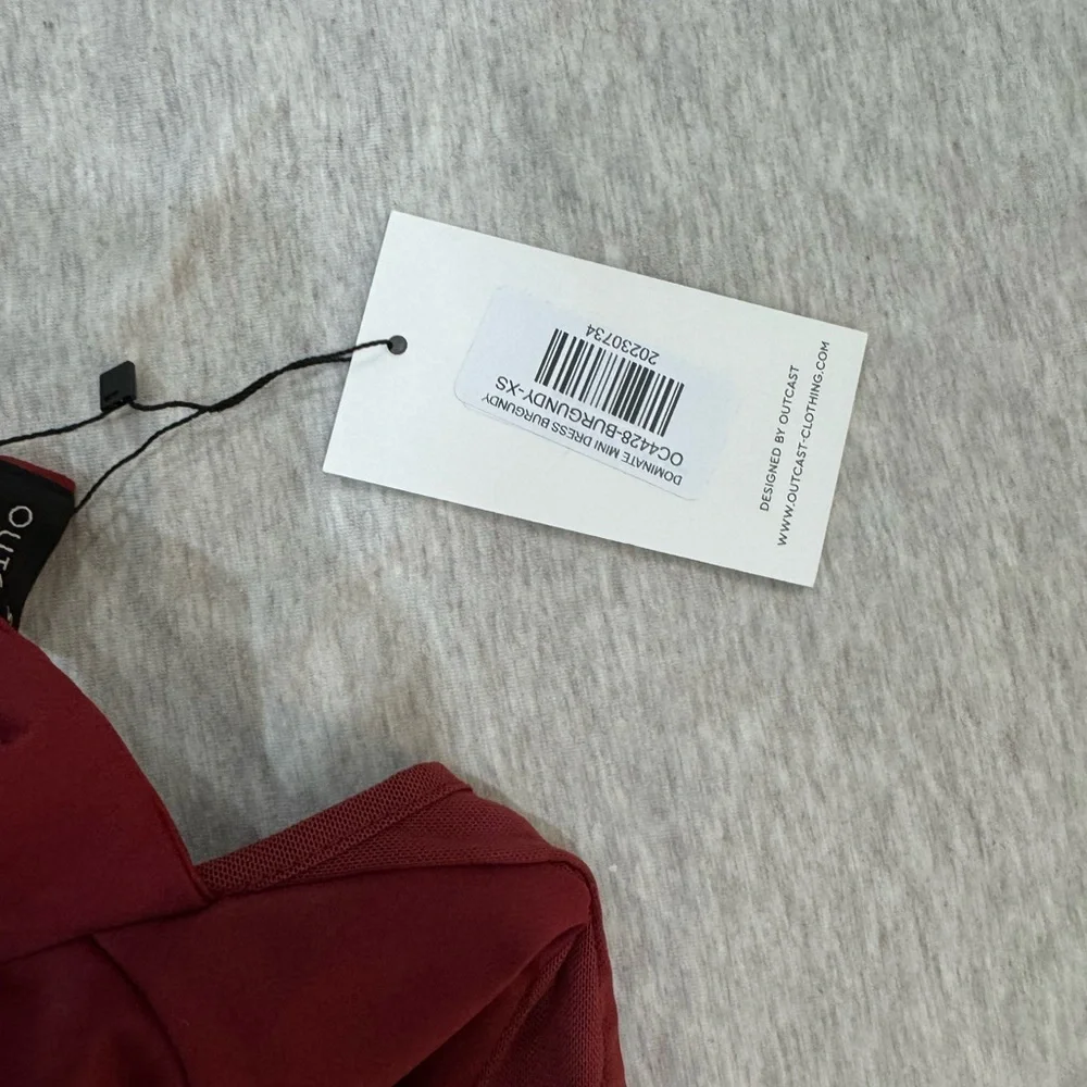 OUTCAST DOMINATE RED MINI DRESS - Picture 11 of 15